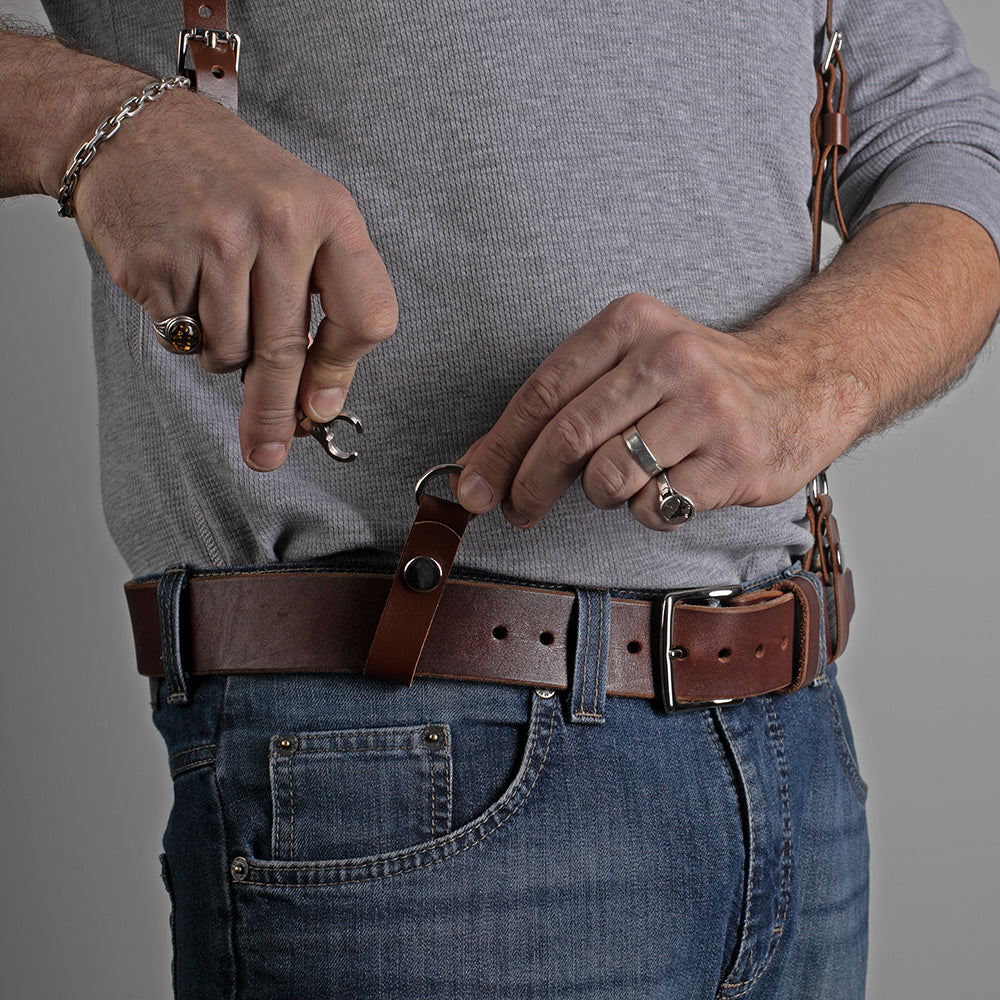 Підтяжки на карабіні 